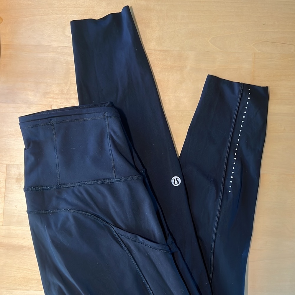 Fast and Free Black Lululemon leggings